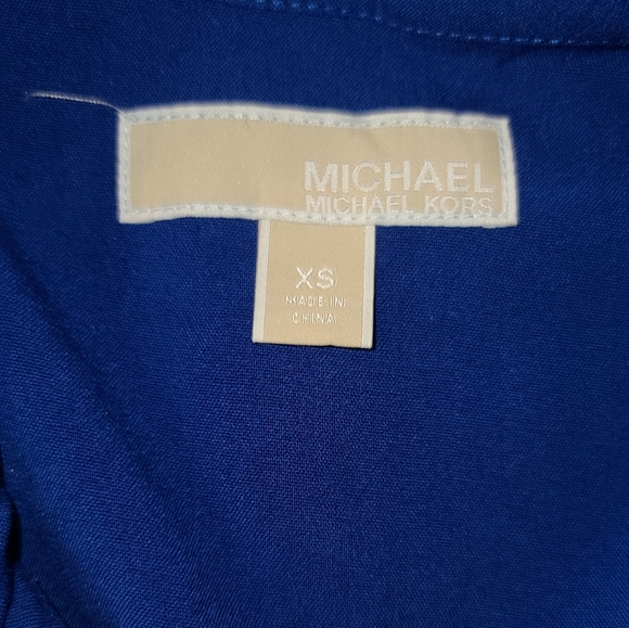 Michael Kors blue XS zipper dress - Picture 5 of 5